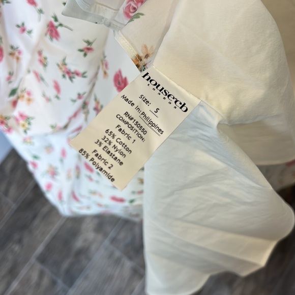 HOUSE OF CB 'Tatiana' Rose Print Midi Sundress NWOT - Picture 13 of 13